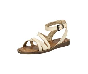 Schaftsandalette BLOWFISH "Blowfish Sandalen Lederimitat", Damen, Gr. 40, weiß, Lederimitat, Schuhe (26554038-40) weiß