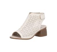 Schaftsandalette REMONTE "Remonte Sandalen Glattleder", Damen, Gr. 42, weiß, Glattleder, Schuhe (60335653-42) weiß