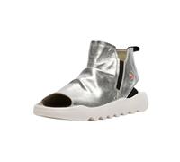 Schaftsandalette SOFTINOS "softinos Sandalen Leder", Damen, Gr. 38, silber, weiß, Leder, Schuhe (52117716-38) silber, weiß
