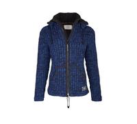 Schafwollstrickjacke blau716 | Schafwolle | Strickjacke | Schafwoll-Jacke | Woll-Jacke | Schafwolljacke | Außenjacke | Ripp-Wolljacke (DE/NL/SE/PL, Alphanumerisch, XS, Regular, Regular, Blau)