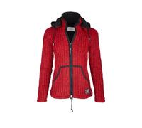 Schafwollstrickjacke rot 715 | Schafwolle | Strickjacke | Schafwoll-Jacke | Woll-Jacke | Schafwolljacke | Außenjacke | Ripp-Wolljacke (DE/NL/SE/PL, Alphanumerisch, M, Regular, Regular, Rot)
