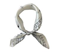 Schal aus 100% Maulbeerseide, leicht, quadratisch, Satin, kleiner Seidenhaarschal zum Schlafen, 53,3 x 53,3 cm, Small