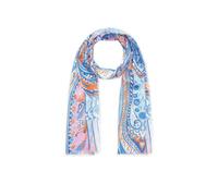 Schal aus Baumwolle mit Paisley-Muster blau - Gr. - one size