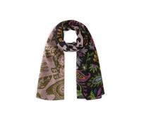 Schal aus recyceltem Polyester im Muster-Mix rosa - Gr. - one size
