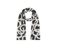 Schal aus recyceltem Polyester mit Codello-Buchstaben (3er-Pack) schwarz