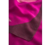 Schal aus softer Polyesterware mit graphischem Wolf- und Vogelprint rot - Gr. - one size