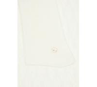 Schal aus Strick mit Kontrastdetails weiß ONESIZE