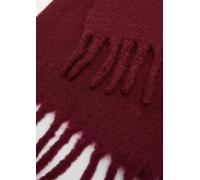 comma Schal mit Fransen in Bordeaux, Größe 1