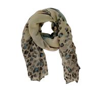 Schal BETTY BARCLAY "Damen mit Aufdruck", Damen, Gr. ACC, beige (beige, petrol), Stoff, Polyester, Modetücher Schal (33832221-0) beige, petrol