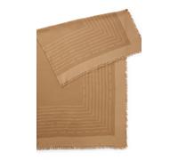BOSS Schal aus Voile mit Logo-Print - Style Laik_120*120, 50521800 Beige ONESI
