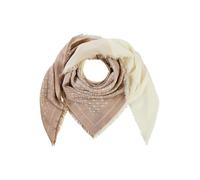 Schal BOSS "Ledonia 120*120", Damen, beige (light beige 275), Web, Materialmix, gemustert, Modetücher Schal, mit Jaquardmuster (16057254-0)