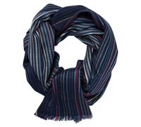 Schal CASAMODA "CASAMODA Schal gestreift", Damen, blau, 100% Viskose, Modetücher Schal (90161010-0) blau