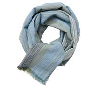 Schal CASAMODA "CASAMODA Schal gestreift", Herren, grün, 100% Baumwolle, Modetücher Schal (81235146-0) grün
