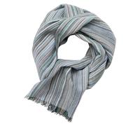 Schal CASAMODA "CASAMODA Schal gestreift", Herren, grün, 100% Baumwolle, Modetücher Schal (31506912-0) grün