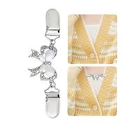 Schal-Clips - eleganter Kleiderverschluss, dekorative Strickjacke, Pullover und Schal-Clips, vielseitiges Mode-Accessoire für Hemden, Westen, Tops, Kleidung, Hosen und Manschetten, stilvolle