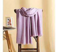 Schal Damen Damen-Schal Aus Kaschmir-Feeling, Weicher, Dicker, Warmer Lila Schal, Einfarbig, Wickelschal, Winter-Deckenschal, Eleganter Stola-Schal Für Damen Und Mädchen, Doppelter Verwendungszweck