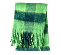 Schal Damen Winter Dreieckschal Loop Schal Scarf Thermoschal Herbst Winter Schal Klassische Quaste Karierter Schal Warmer weicher klobiger großer Kuschelschal Schals 1 Kinder Mütze Mit Schal Mädchen