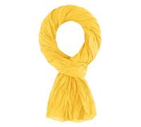 Schal für Damen und Herren, Leichte Stola - 100% Baumwolle - Größe 200 x 110 cm - Über 40 Unifarben - Premium-Schal - flexibel und komfortabel - Butterblume