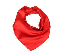 Schal / Halstuch in vielen Farben 64 X 64 cm rot, Einheitsgröße