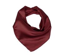 Schal / Halstuch in vielen Farben 64 X 64 cm weinrot, Einheitsgröße
