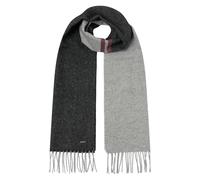 Schal JOOP "Isidro", Herren, schwarz-weiß (schwarz), Strick, Wollmischung, unifarben, Modetücher Schal, mit Fransen an den Enden, mit Wollanteil (86947700-0) schwarz