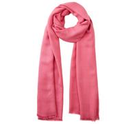 Schal LAURA SCOTT, Damen, pink, Web, Viskose, unifarben, Modetücher Schal, Schal-Tuch mit feinen Fransen (10674849-0) pink