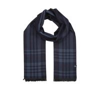Schal LERROS "Gewebter, wärmender Schal mit Karomuster", Herren, blau (classic navy), Viskosemischung, Modetücher Schal (69008647-0) classic navy