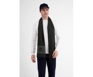 Schal LERROS "Schal mit LERROS Intarsie", Herren, classic navy, Kunstfaser, Modetücher Schal (29085450-0) classic navy