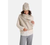 Schal LIEBLINGSSTÜCK "Damen-Strickschal", Damen, Gr. onesize, 130, beige, Polyester, Modetücher Schal, elegant und warm (29807703-0) 130, beige
