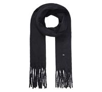 Schal LUHTA "LUHTA NAANJOKI", Damen, basic schwarz, Obermaterial: 100% Polyester, Modetücher Schal, für Erwachsene, mit Fransen, mit Logo-Label, sportlicher Stil (68222151-0) basic schwarz