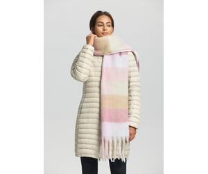 Schal LUHTA "LUHTA NAANJOKI", Damen, rosa (light pink), Obermaterial: 100% Polyester, Modetücher Schal, langer Schal, mit Fransen an den Enden, aus Polyester (76999864-0) light pink