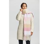 Schal LUHTA "LUHTA NAANJOKI", Damen, rosa (light pink), Obermaterial: 100% Polyester, Modetücher Schal, mit Fransen, mit Logo-Label, sportlicher Stil (76999864-0) light pink