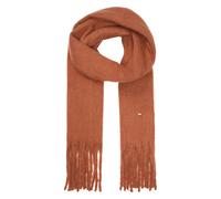 Schal LUHTA "LUHTA NAANJOKI", Damen, rust, Obermaterial: 100% Polyester, Modetücher Schal, mit Fransen, mit Logo-Label, sportlicher Stil (95378333-0) rust