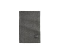 Schal MARC O'POLO "aus Bio-Baumwoll-Schafwoll-Mix", Damen, dunkelgrau, Obermaterial: 68% Baumwolle, 17% Schurwolle, 8% Polyamid, 7% Polyester, gemustert, Modetücher Schal (56042624-0) dunkelgrau