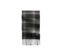 Schal MARC O'POLO "aus Double-Face-Wolle mit zweiseitiger Optik", Herren, grau (dunkelgrau), Obermaterial: 100% Schurwolle, kariert, Modetücher Schal (90767236-0) dunkelgrau