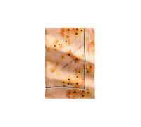 Schal MARC O'POLO "aus Leinen-Organic-Cotton-Mix", Damen, medium orange, Obermaterial: 65% Leinen, 35% Baumwolle, bedruckt, Modetücher Schal (60560630-0) medium orange