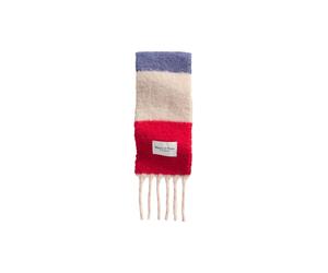 Schal MARC O'POLO "mit flauschiger Alpakawolle", Damen, medium beige, Obermaterial: 66% Schurwolle, 22% Alpaka, 12% Polyamid, gestreift, Modetücher Schal (72160126-0) medium beige