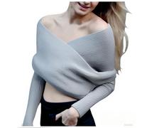Schal Mit Ärmeln Für Damen Crossed V-Neck Pulloverschal Schultertuch Gestrickter Strickschal Warm Stola Elegant Bolero Mode Hohlraum Poncho Schulterjacke Boho Sweater Wrap Scarf Tücher Pashmina Schals