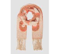 Schal mit All-over-Print 1 braun 2154725.87D2.1