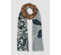 Schal mit Artwork-Print ONESIZE petrol|mehrfarbig 2169289.69D0.ONESIZE