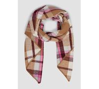 Schal mit Karo-Muster ONESIZE beige|mehrfarbig 2171949.80N8.ONESIZE