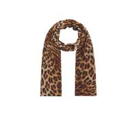 Modetuch CODELLO "Codello Schal", Damen, beige (kamel), Obermaterial: 50% Polyacryl PAN. 35% Polyester PES. 8% Wolle WO. 7% Polyamid PA., Modetücher, mit Leomuster (79327649-0) kamel