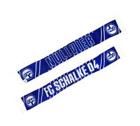 FC Schalke 04 Strickschal - NULLVIER - blau/weiß Fanschal | Schal S04