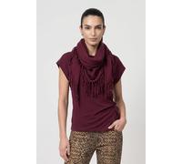 monari - Fransen Schal dark bordeaux - Gr. - OS