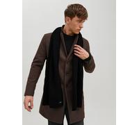 JACK & JONES Herren Schal JJDNA KNIT SCARF NOOS, Einfarbig, Gr. One size, Schwarz (Black Black)