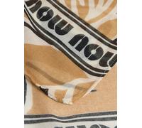 Schal RABE "Schal", Damen, beige (braun), 100%Polyester, geblümt, Modetücher Schal (53491057-0) braun