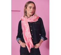 Street One Frauen Gemusterter Schal in Pink, Gr: One size