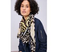 Schal STREET ONE, Damen, Gr. onesize, cinnamon braun, Stoff, 100% Modal, Modetücher Schal, aus Modal (88848425-0) cinnamon braun