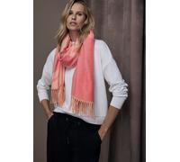 Schal STREET ONE, Damen, Gr. onesize, light apricot, Stoff, 100% Polyester, gemustert, Modetücher Schal (48451150-0) light apricot