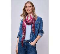 Street One Frauen Tuch aus Modal mit Zebra-Print in Pink, Gr: One size